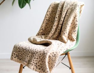 beige throw blankets