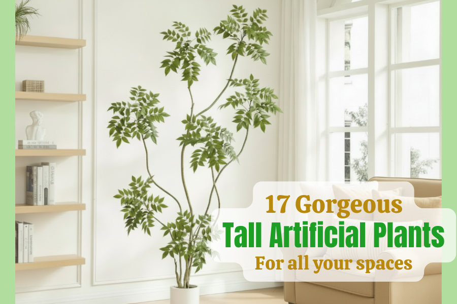 tall artificial plants