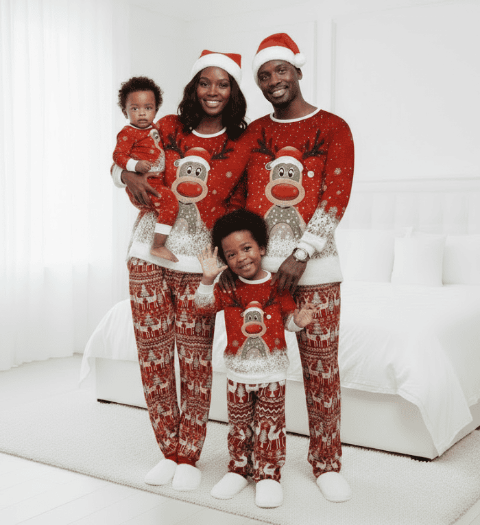 walmart Christmas pajamas family